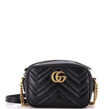 EC Marmont Shoulder Bag Matelasse Leather Mini