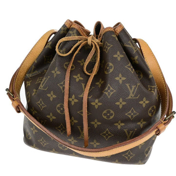 Louis Vuitton Petit Noé  Canvas Shoulder Bag