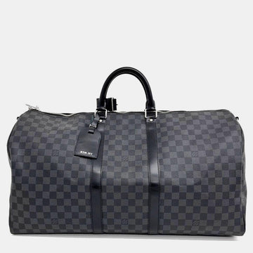 Graphite Bandouliere Keepall 55 Bag