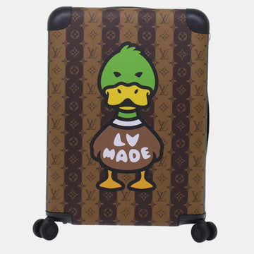 Brown  Limited Edition Stripes Monogram Canvas 55 Nigo Horizon Luggage