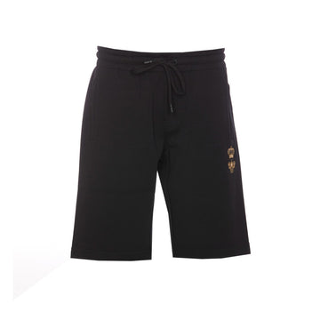 Dolce&Gabbana Men Bee And Crown Embroidered Jogging Shorts