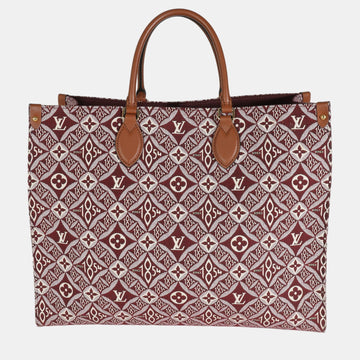 Bordeaux Jacquard Since 1854 Onthego GM Tote
