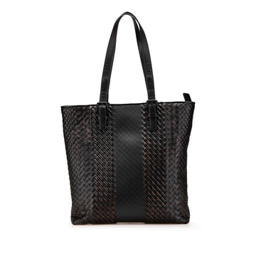 Bottega Veneta Leather Intreccio Imperatore Tote Bag
