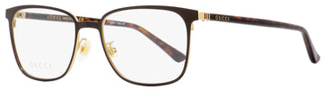 Gucci Men's  Eyeglasses EC0294O 003 Brown/Havana/Gold 54mm