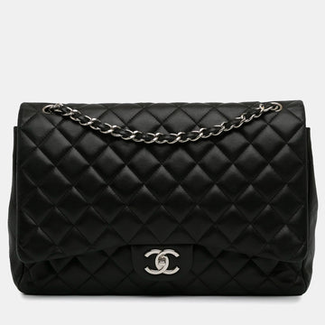 Maxi Classic Lambskin Double Flap