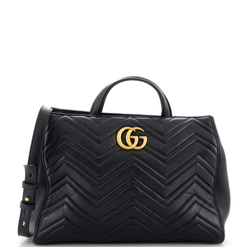 GUCCI GG Marmont Tote Matelasse Leather Medium