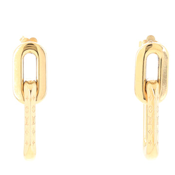 LV Edge Double Earrings Metal