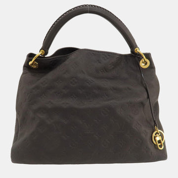 Black Monogram Empreinte Leather Artsy MM Shoulder Bag