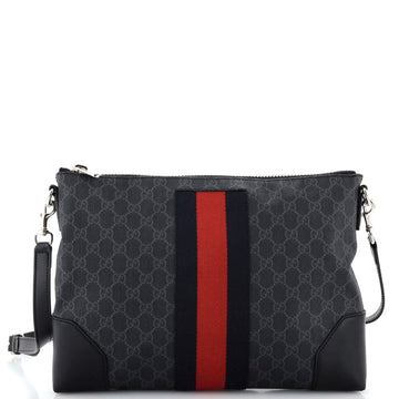 Web Zip Flat Messenger EC Coated Canvas Medium