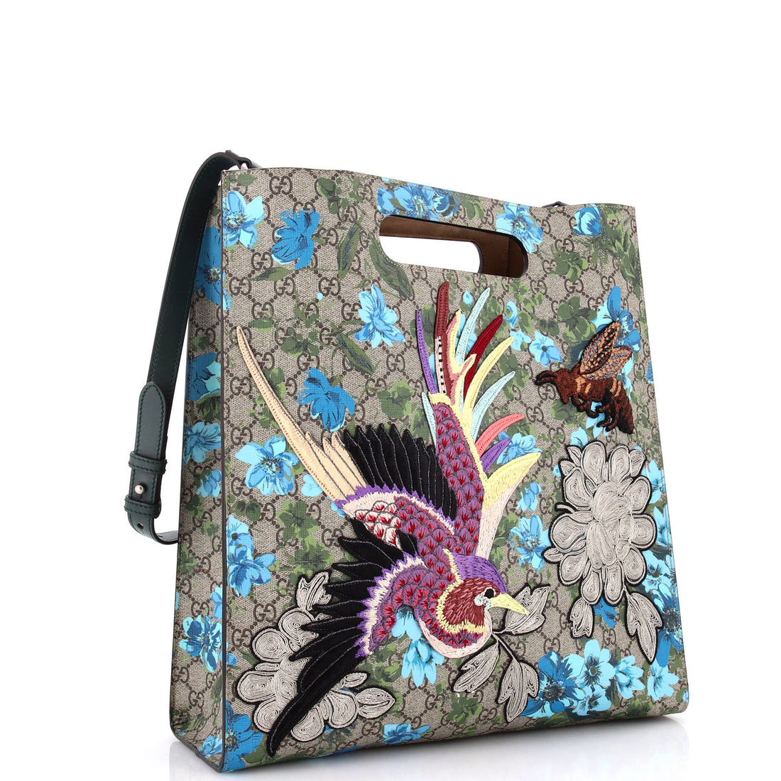 XL Tote Embroidered Printed EC Coated Canvas Medium