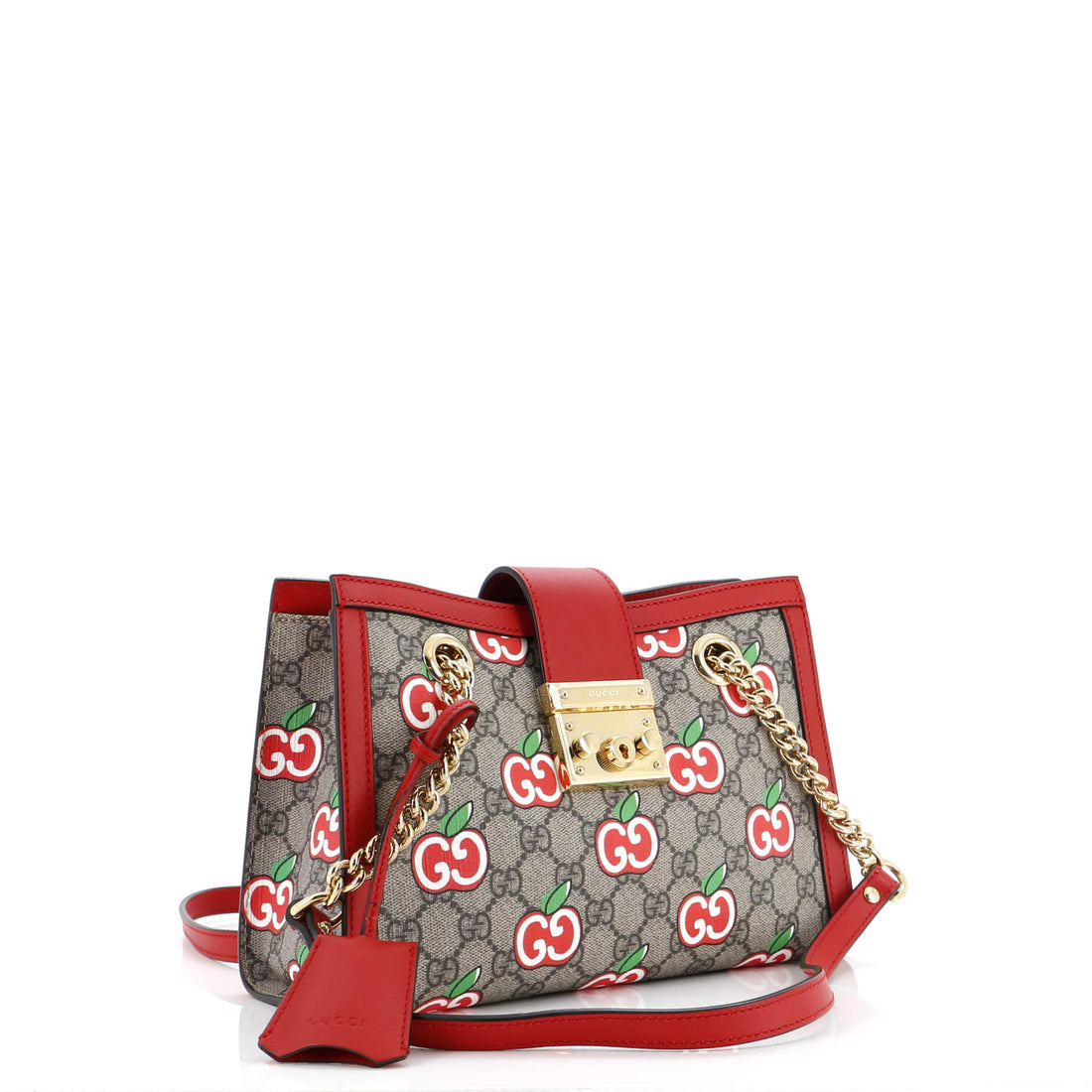 Padlock Chain Tote Printed EC Coated Canvas Small