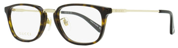 Gucci Men's Titanium Eyeglasses EC0324OJ 002 Dark Havana 53mm