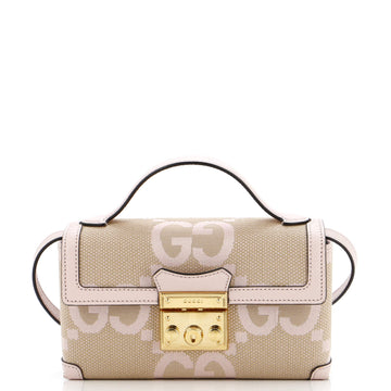 Padlock Top Handle Bag Jumbo EC Canvas Mini