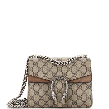 GUCCI Dionysus Bag GG Coated Canvas Mini