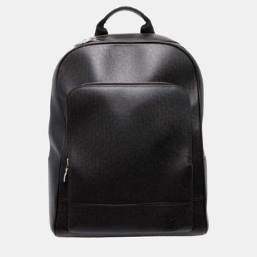 Black Taiga Leather Adrian Backpack