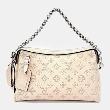 Beige Mahina Leather Hand It All PM Shoulder Bag