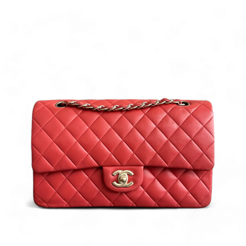 Chanel Classic Flap - Medium Lambskin Salmon Pink GHW No 13