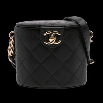 Black Leather Chanel Vanity
