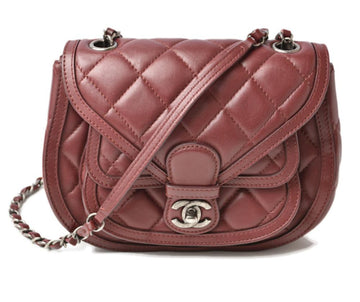 Brown Leather Chanel Shoulder Bag