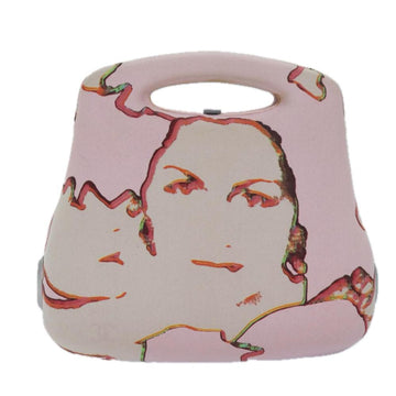Pink Canvas Chanel Handbag