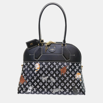 Black Canvas Alma Souple MM Satchel bag