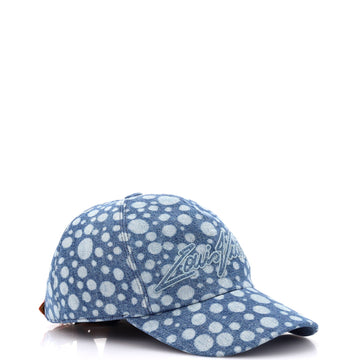 Logo Baseball Cap Yayoi Kusama Infinity Dots Denim