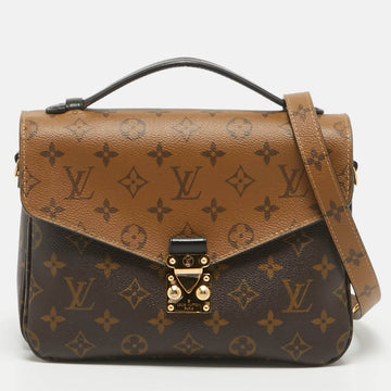 Louis Vuitton Monogram Reverse Canvas Pochette Metis Bag
