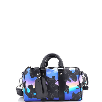 Keepall Bandouliere Bag Sunset Monogram Eclipse Canvas 25