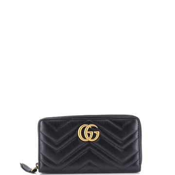EC Marmont Zip Around Wallet Matelasse Leather