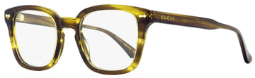 Gucci Unisex Rectangular Eyeglasses EC0184O 010 Brown Melange 50mm