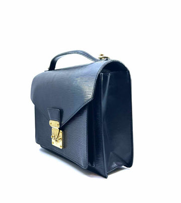 LOUIS VUITTON Pochette Metis Black Leather Epi Handbag