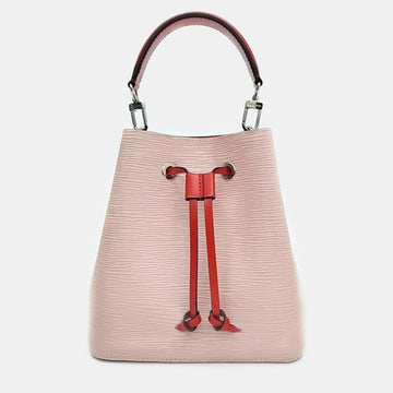 Rose Valerine Epi Leather Noe Noe BB Bucket Bag
