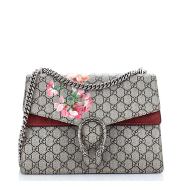 Dionysus Bag Blooms Print EC Coated Canvas Medium