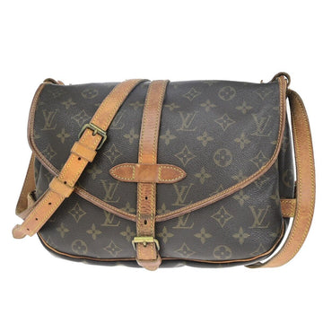 Louis Vuitton Saumur 30  Canvas Shoulder Bag