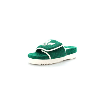 x Adidas Women's Platform Slide Sandals Terry Cloth