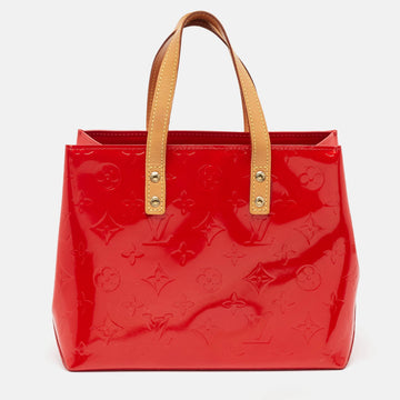 Red Monogram Vernis Reade PM Bag