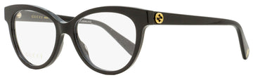 Gucci Women's Oval Eyeglasses EC0373O 001 Black 52mm
