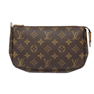 Louis Vuitton Pochette Accessoire  Canvas Clutch Bag