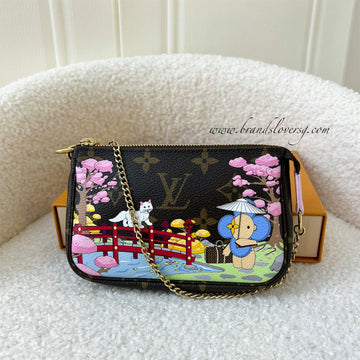 LV Mini Pochette Accessoires in Christmas 2021 Animation (Japan) Monogram Canvas