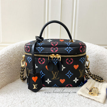 LV Vanity PM in Game On Monogram Canvas and Black Trim GHW