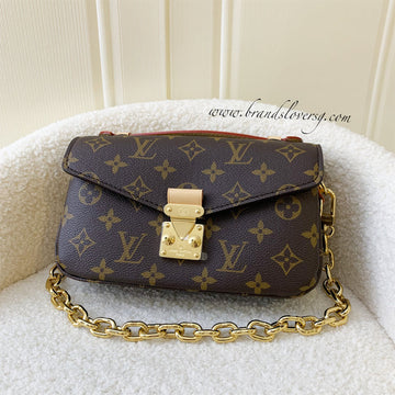 LV Pochette Metis East West in Monogram Canvas GHW