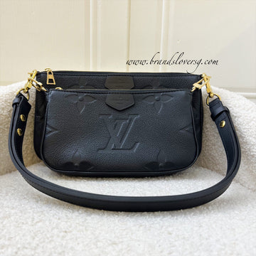 LV Multi Pochette Accessoires MPA in Black Empreinte Leather and GHW