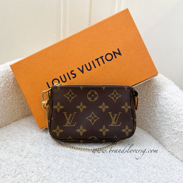 LV Mini Pochette Accessoires in Monogram Canvas and GHW