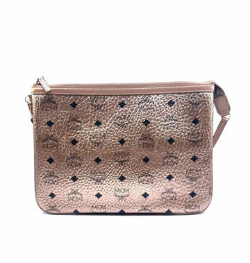 MCM Rosegold Leather Handbag