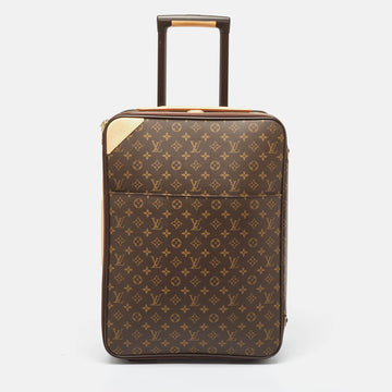 Monogram Canvas Business Pegase Legere 55 Luggage