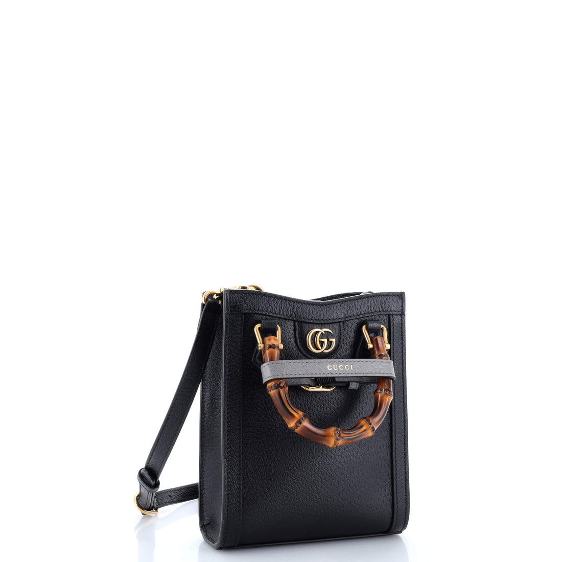 Diana Vertical Tote Leather Mini