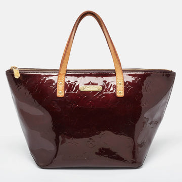 Amarante Monogram Vernis Bellevue PM Bag