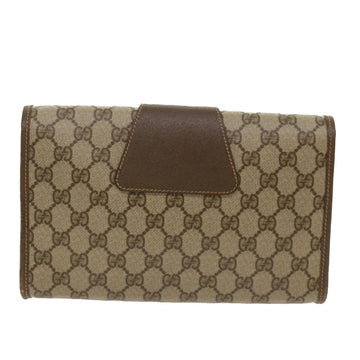 GUCCI EC Canvas Web Sherry Line Clutch Bag Beige Red Green 14.01.030  ep1124