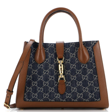 Jackie 1961 Tote EC Denim and Leather Medium