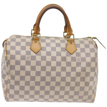 Louis Vuitton Speedy 30  Canvas Handbag